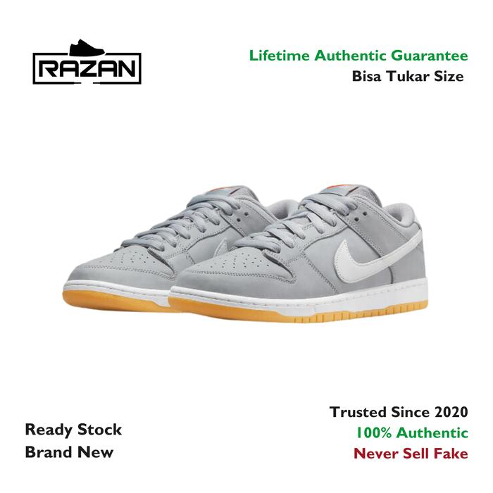 Dunk SB Low Pro Wolf Grey Gum 100% Authentic