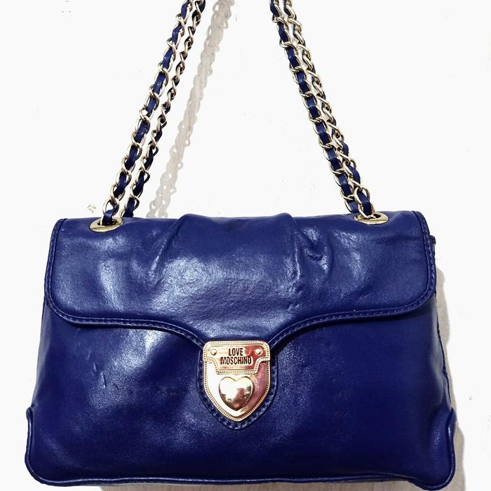 Tas Sling Rantai Love Moschino Preloved