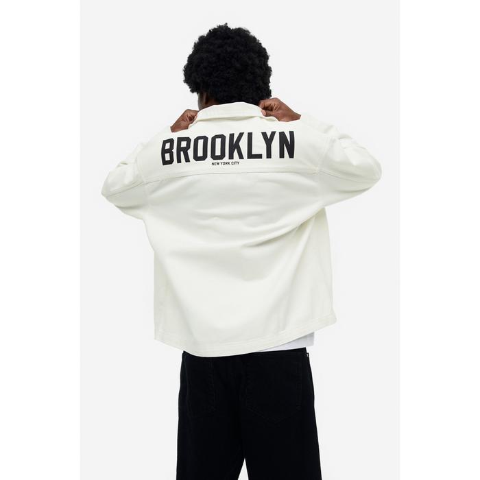 Shirt Jacket H&M Oversized Fit Twill Overshirt New Original