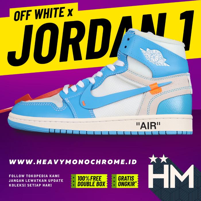 Jordan 1 Retro High x Off-White University Blue AQ0818-148 (36-47.5)