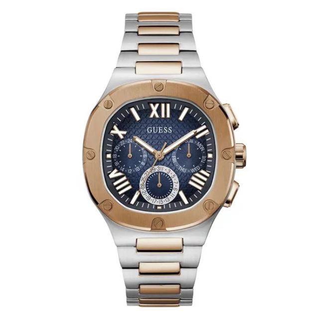 Jam Tangan Pria Guess Original GW0572G4 Stainless Steel Fullset