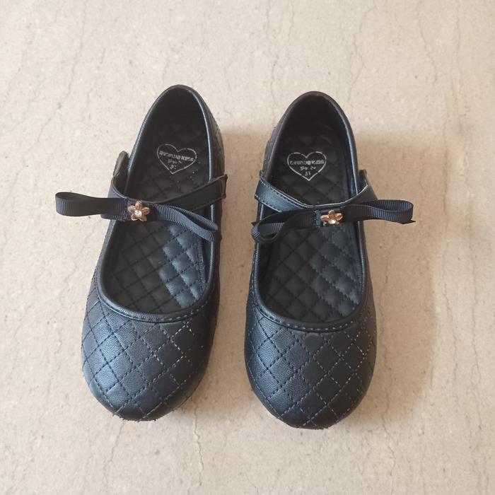 avenue kids shoes / kids flat shoes black