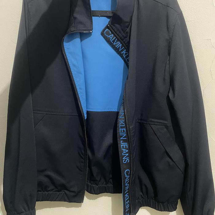 Calvin Klein mens Harrington Reversible Jacket Uk M - used