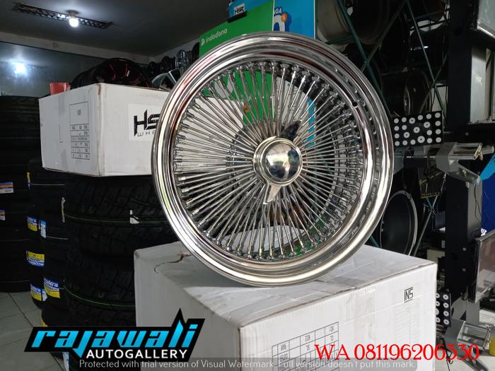 VELG MOBILFORTUNER PAJERO TRITON RING 18 WIRE WHEELS HSR MODEL CLASSIC