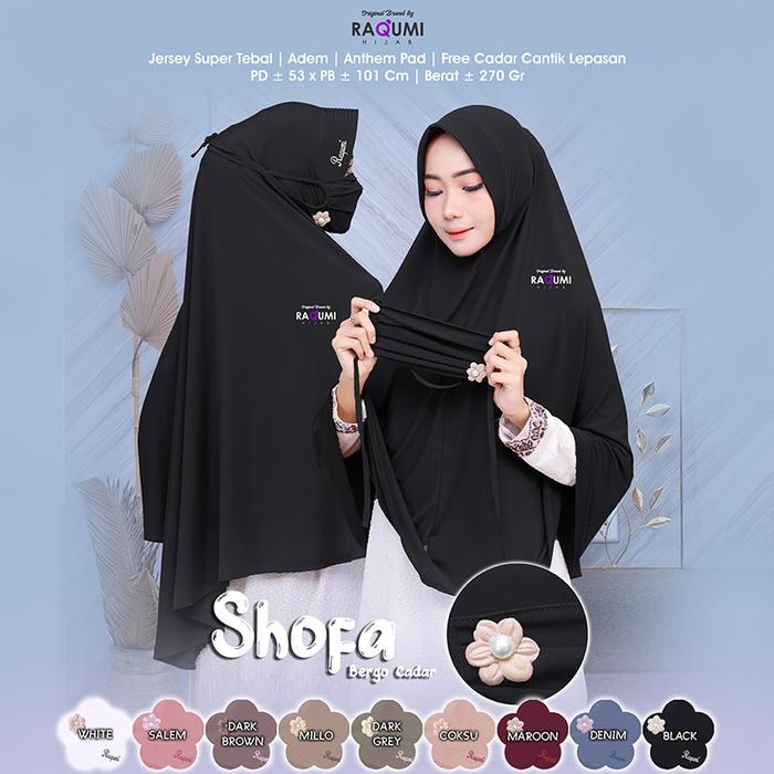 Hijab Shofa Bergo Cadar by Raqumi / Kerudung Jilbab Instan