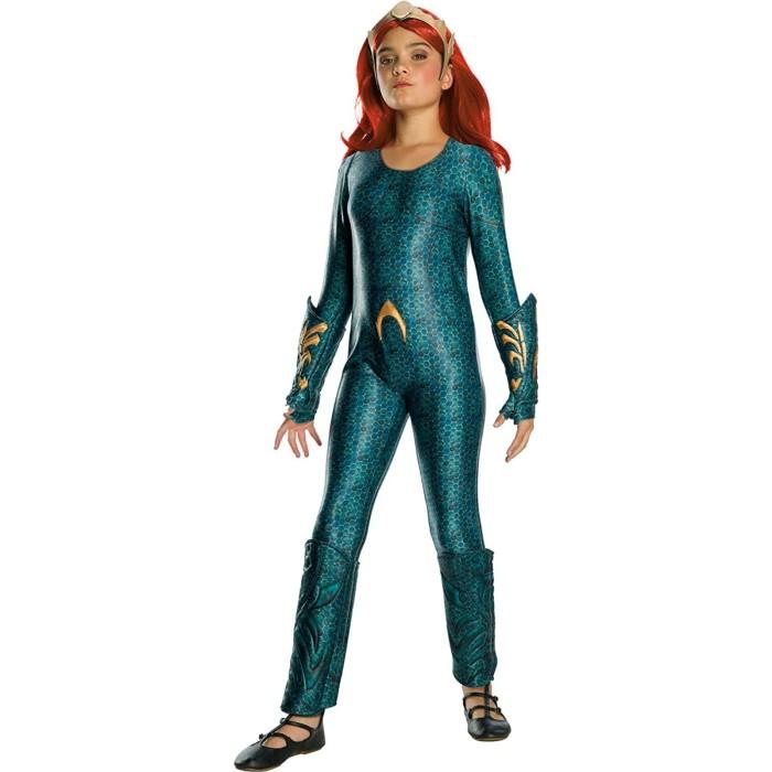 Aquaman Mera Child Costume Size S 3-4T