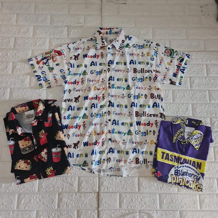 Kemeja oversize import Bangkok Sewing machine katun super premium