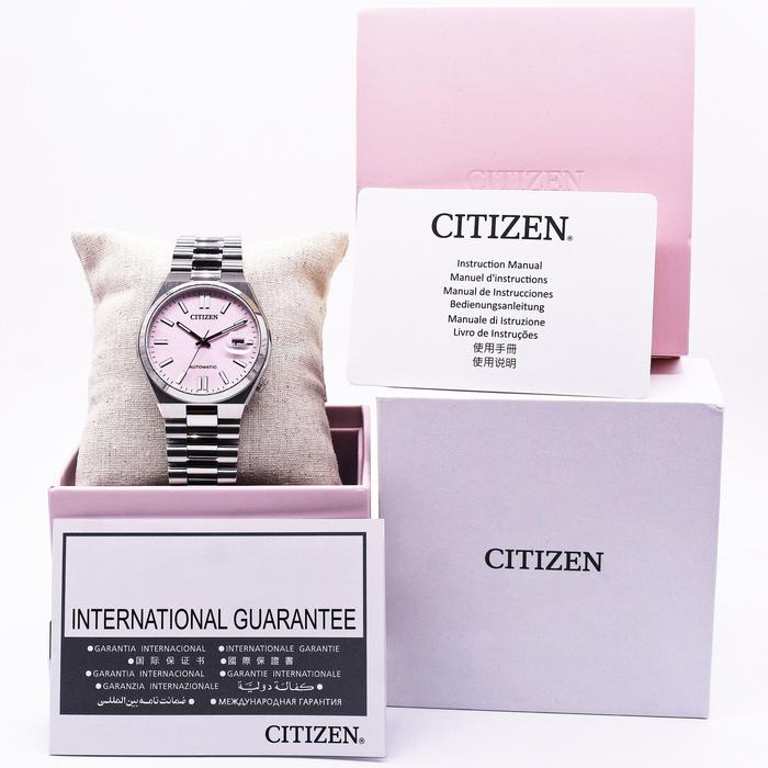 JAM TANGAN WANITA CITIZEN TSUYOSA PINK 39MM AUTOMATIC ORIGINAL
