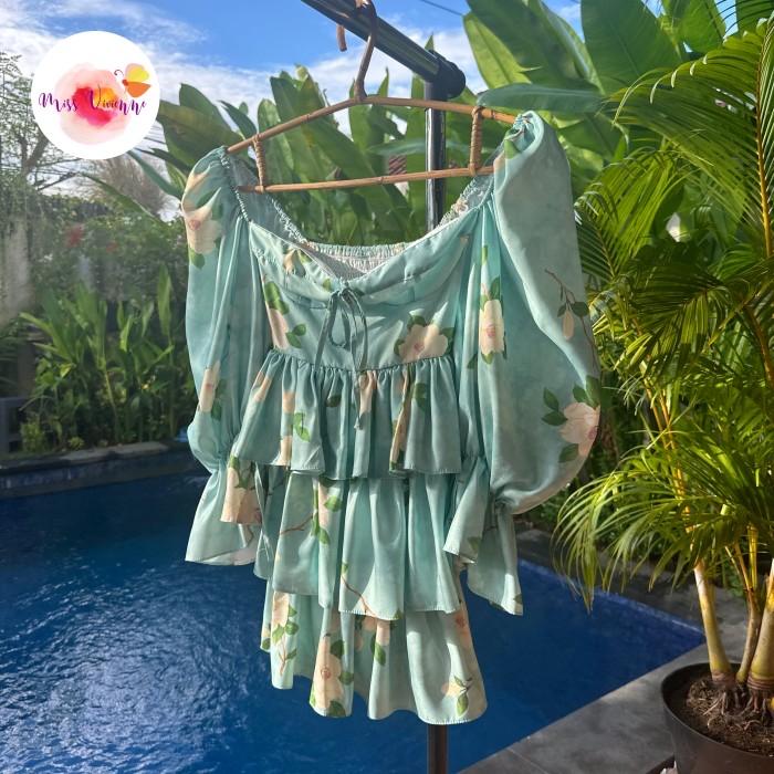 [PRELOVED]  Dress Babydoll Frill Flower