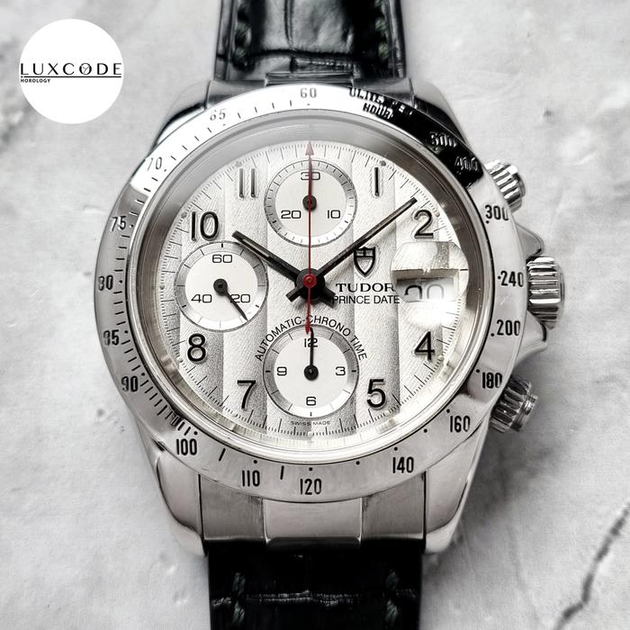 ORIGINAL TUDOR Prince Date Automatic Chrono-time 79260 jam asli pria