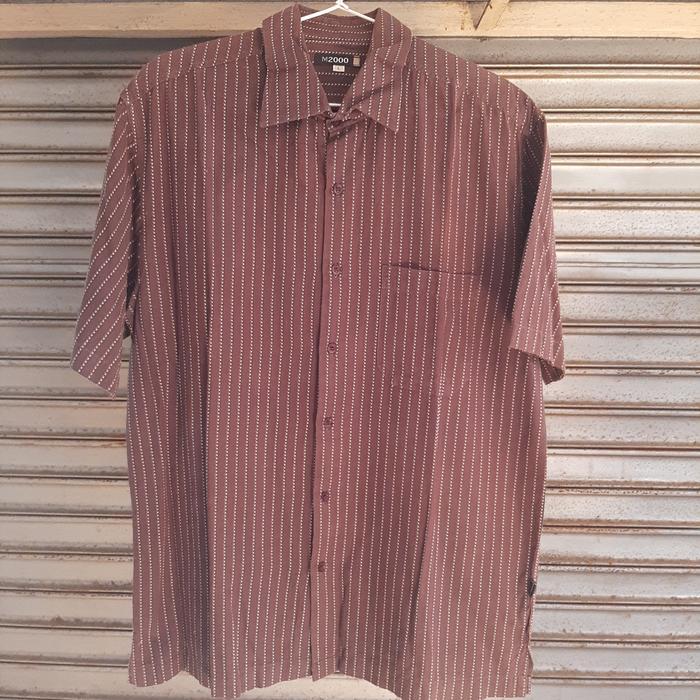 Kemeja m2000 coklat