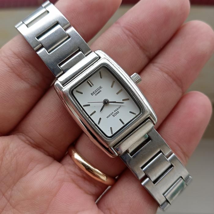 jam tank casio beside original wanita