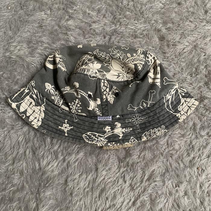 Stussy floral bucket hat carhartt aries arise brain dead noah wtaps