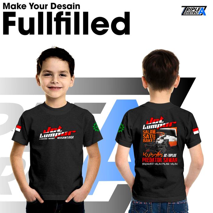 Kaos Anak Jet Lumpur DC70 Plus Edition Tridist X Triple A Distro