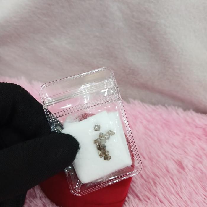 12 biji permata batu intan Diamond antik