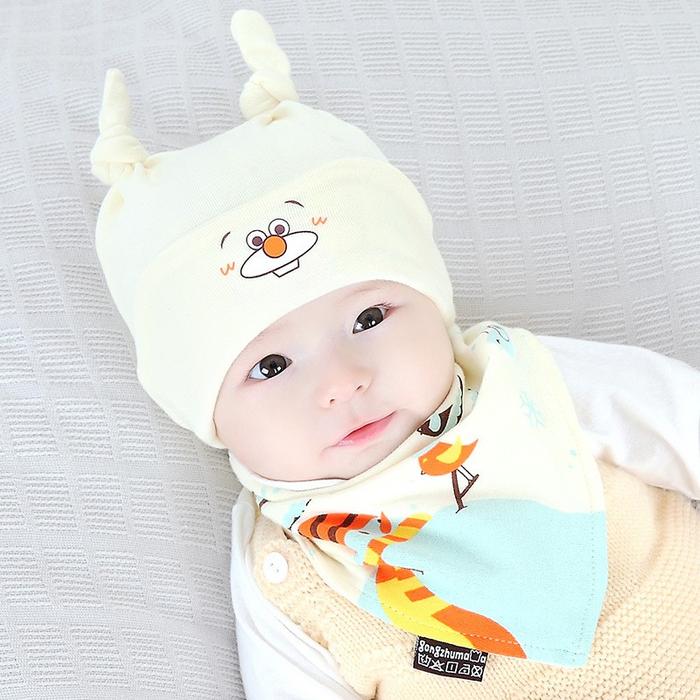 Topi Caps Cap Kupluk Ketu Penutup Kepala Anak Bayi Balita Motif Lucu