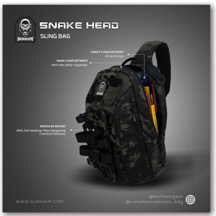 SLING BAG DURHAIM SNACK HEAD