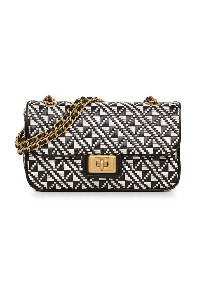Karl Lagerfeld Agyness Boucle Shoulder Bag