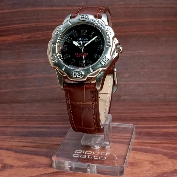 Jam Tangan - Guess Waterpro (Fullset) - Analog Vintage Original