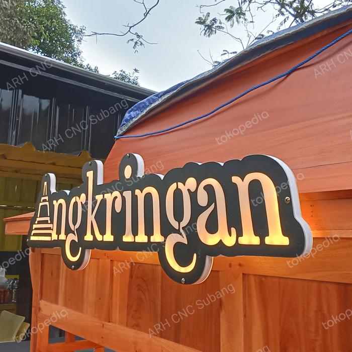 Neon sign Angkringan neon box
