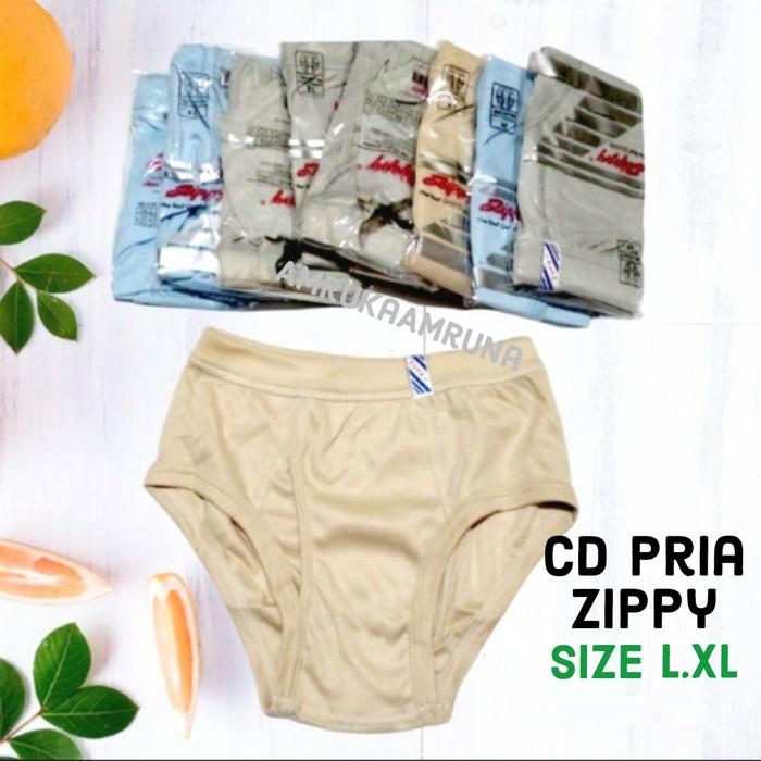 3pcs Cd Pria Zippy Celana Dalam Pria Zippy