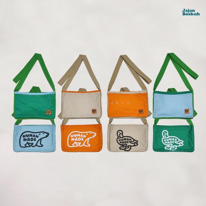 Human Made Double Sided Print Sling Bag