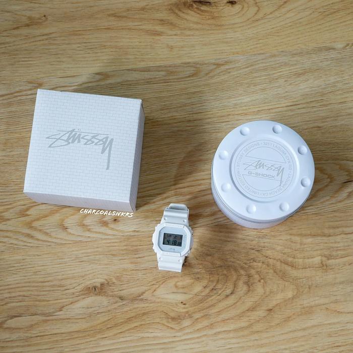 Stussy x G-SHOCK Gshock DW5600-VT White