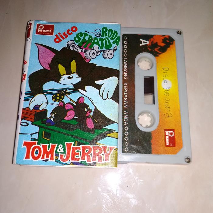 KASET PITA TOM & JERRY DISCO ANAK ANAK "SEPATU RODA & BURUNG PIPIT"