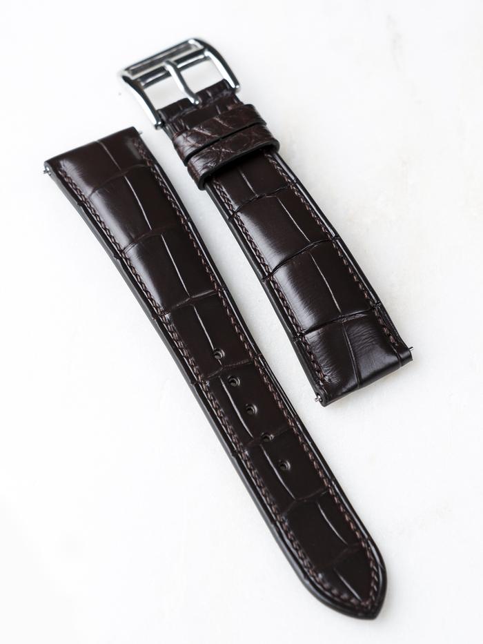 Henglong Ebene Matte Alligator Exotic Watchstrap