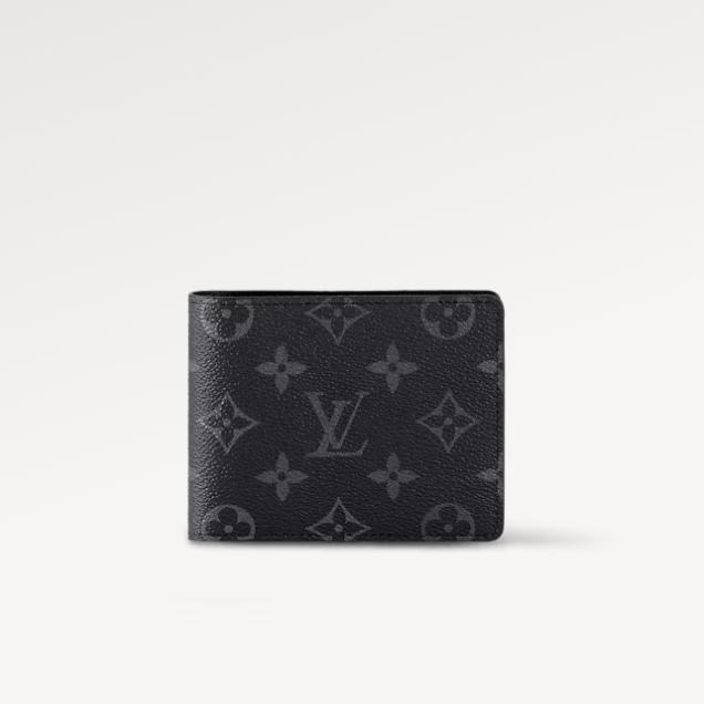 Dompet Pria Man LV Louis Vuitton Multiple Wallet Monogram Eclipse