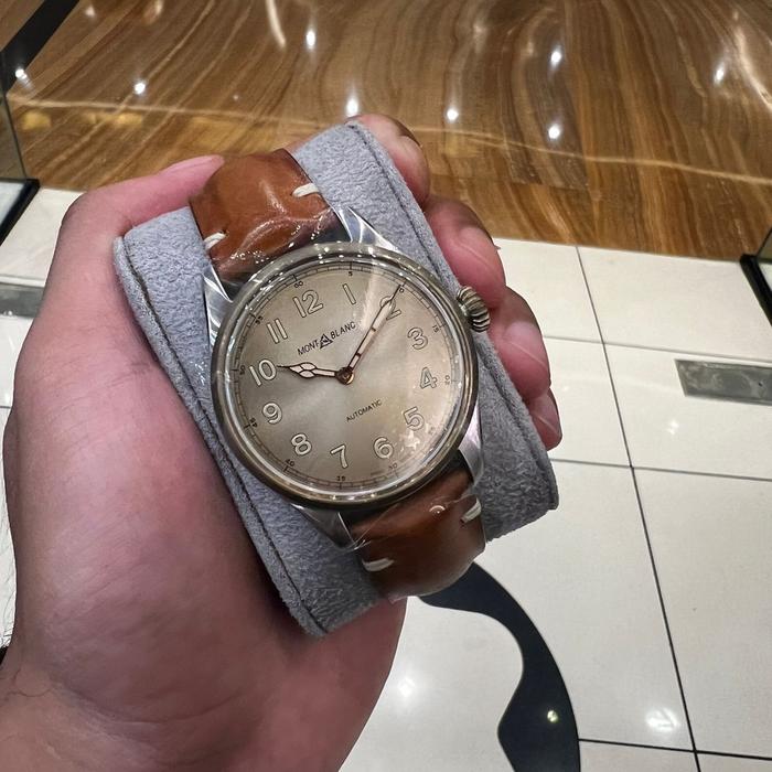 Montblanc 1858 Automatic Bronze bezel Watch Watches