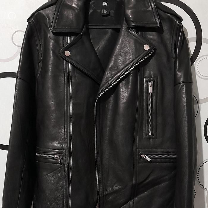Jaket Kulit Asli ramones H&M not Zara atau schott