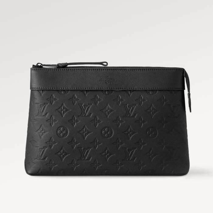 Tas pouch clutch Pria man LV Louis Vuitton Pochette Voyage Souple