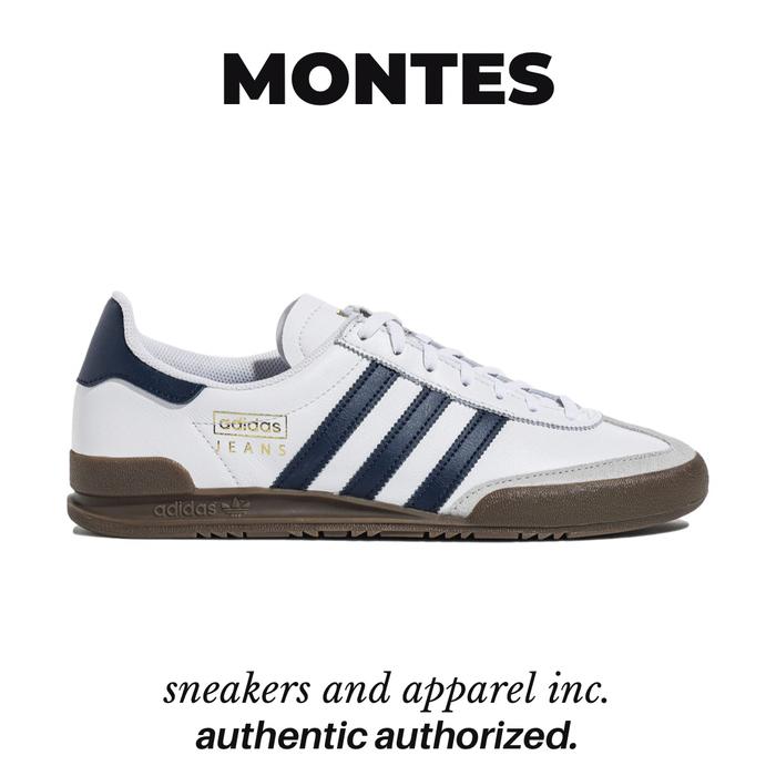 Sepatu Adidas Casual Jeans White Collegiate Navy Gum Original
