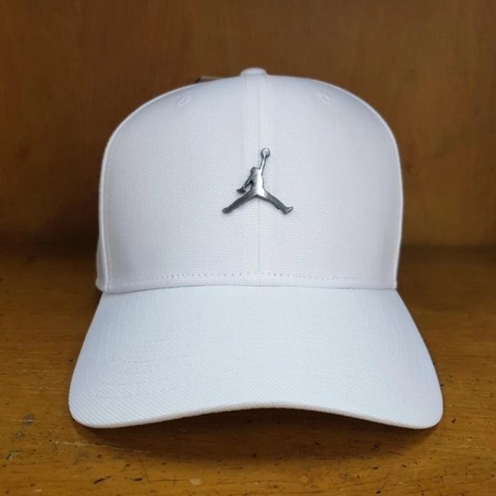 Topi cap Sport Sports Olahraga Nike Jordan FD586 putih Original