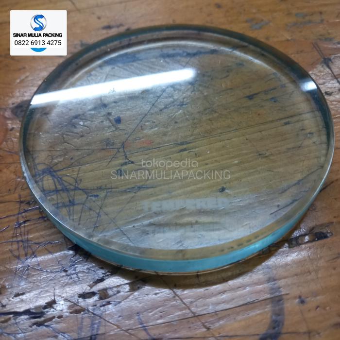 kaca tempered / kaca tahan panas 10mm x 410 mm