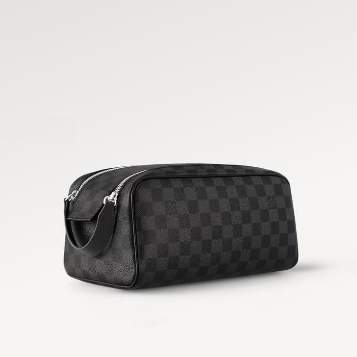 Tas pouch clutch Pria man LV Louis Vuitton Dopp Kit N40127
