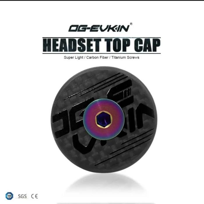 Top Cap Headset Carbon Titanium OG Evkin