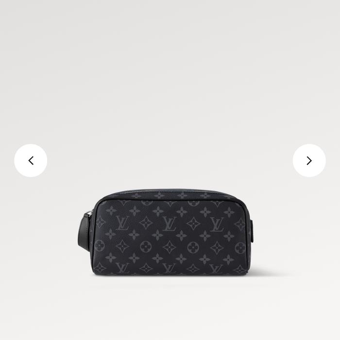 Tas pouch clutch Pria man LV Louis Vuitton Dopp Kit M46354