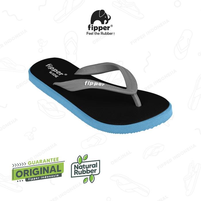 ORIGINAL Fipper Wide Black / Blue Sky / Grey Light