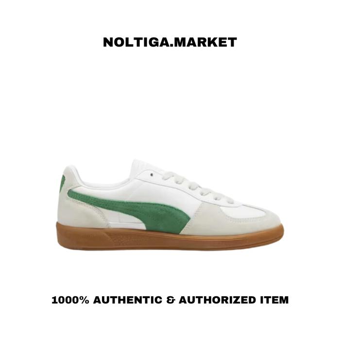 Puma Palermo LTH White Gray Archiv Green Original Resmi