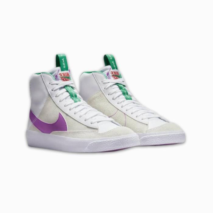 Nike Blazer Mid 77 White Fuchsia GS (Original 100%)