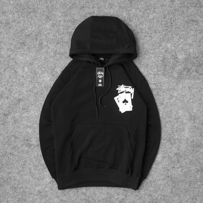Sweater Hoodie STUSSY Ace Premium Authentic Full Tag & Label Unisex