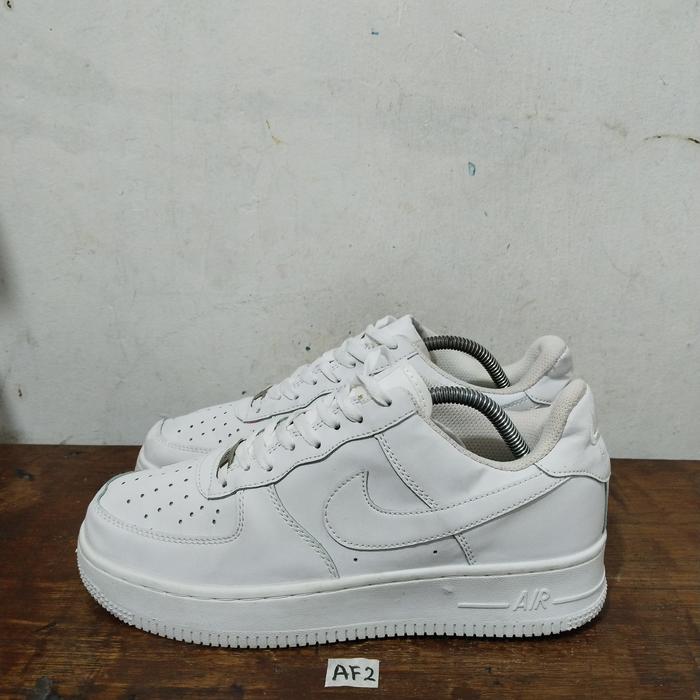 sepatu second branded nike af1 triple white size 42