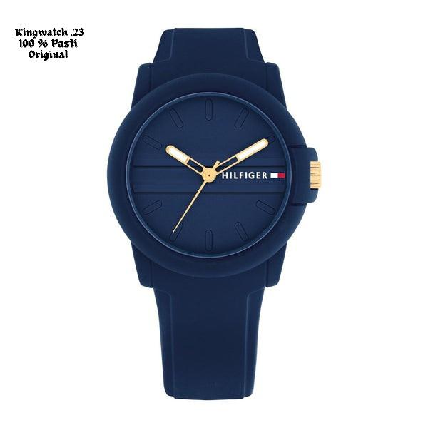 Tommy Hilfiger 1782692 jam Tangan Wanita Analog Blue Rubber Original