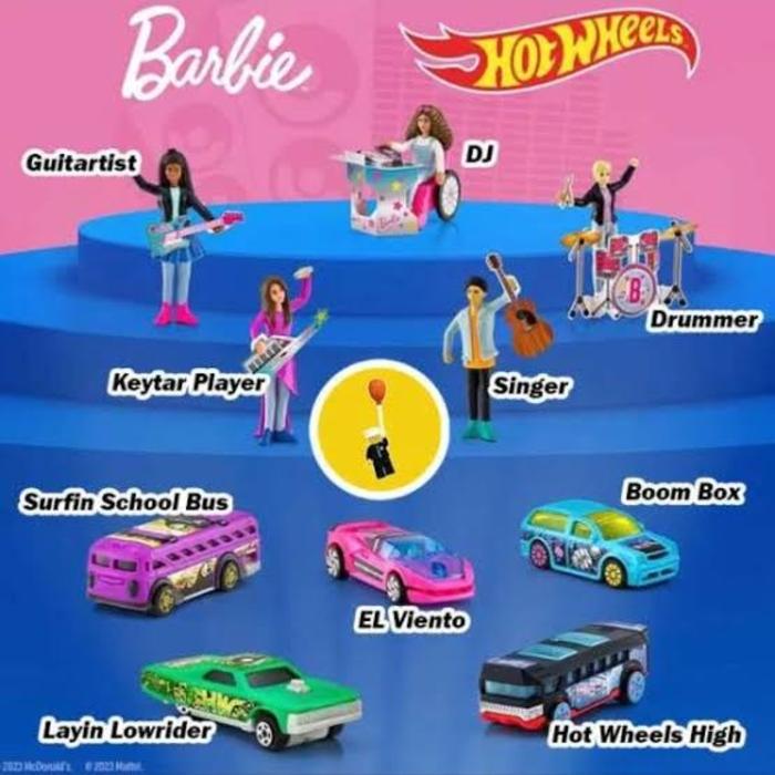 Barbie happy meal keytar