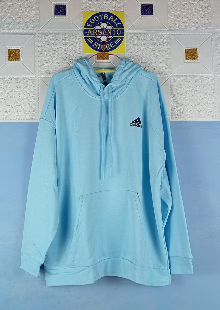 Hoodie Original BNWT "Adidas" Light  Blue Size L