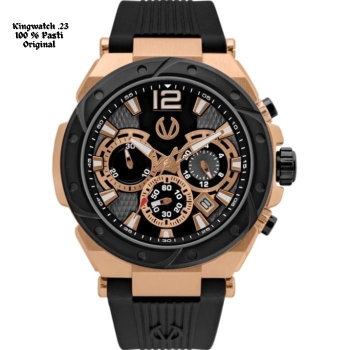 Christ Verra CV 53604G-38 BLK Jam Tangan Pria Analog Original