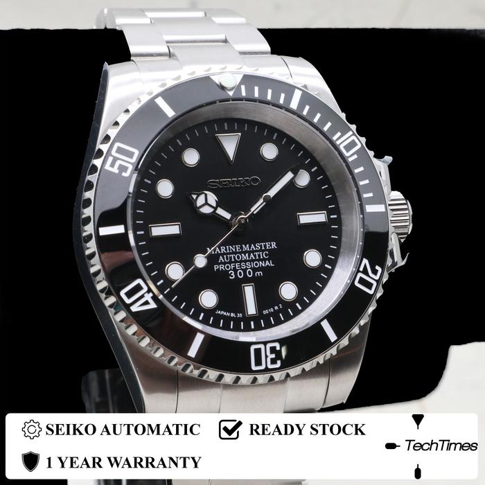 Seiko Submariner No Date Mod NH35 Dateless Strap Seiko Mod / Seikomod