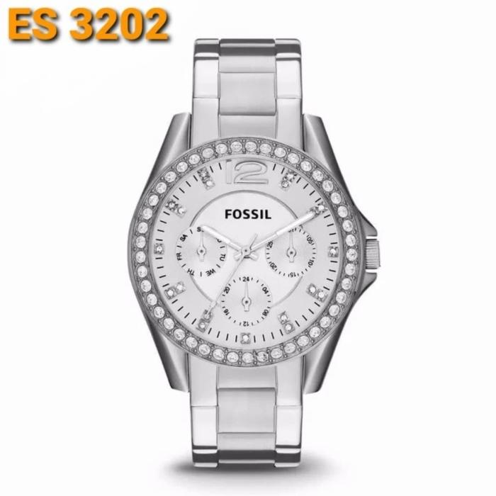 Jam Tangan Wanita ES3202 ES 3202 Stainless Watches